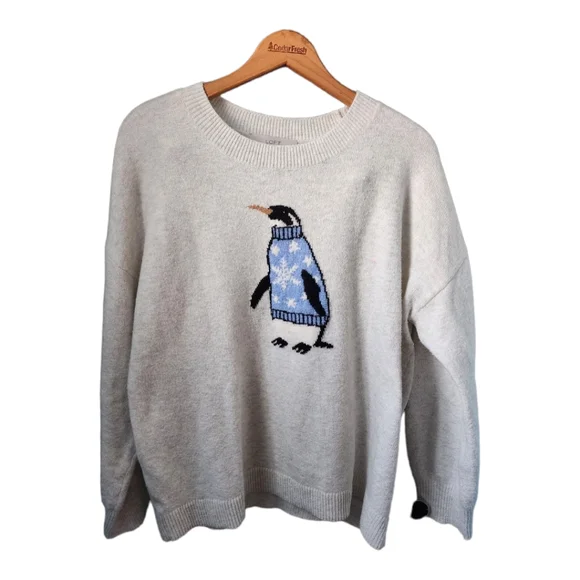 Loft penguin sweater store